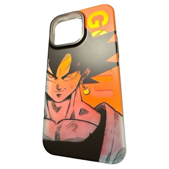 CASE for iPhone 12 Pro Max & iPhone 13 Pro Max color: Goku/orange black Animated - Picture 1 of 9